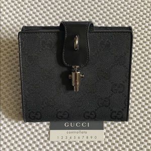 Gucci Monogram French Purse Wallet
